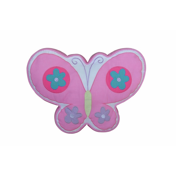 Multicolored Butterfly Decorative Throw Pillow