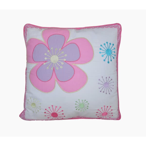 slide 2 of 2, Blossom Floral Throw Pillow