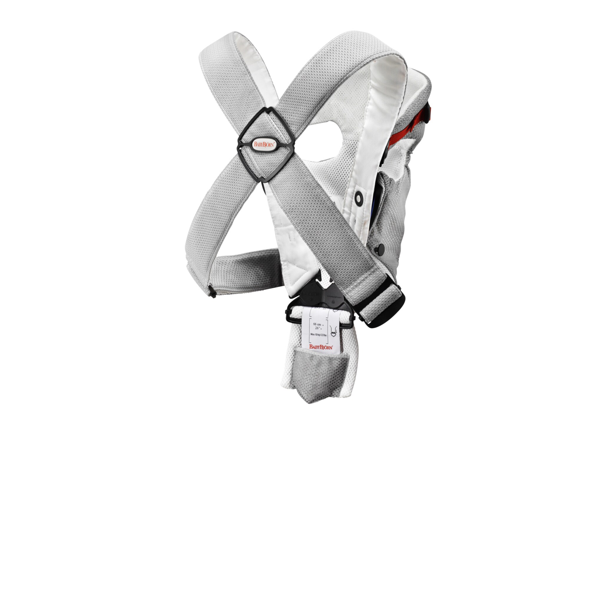 babybjorn baby carrier air gray white mesh