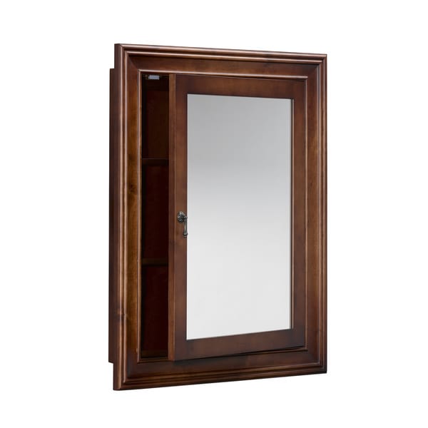 Ronbow Henry 27 Inch X 34 Solid Wood Framed Bathroom Ronbow Henry 27 Inch X 34 Solid Wood Framed Bathroom Medicine Cabinet