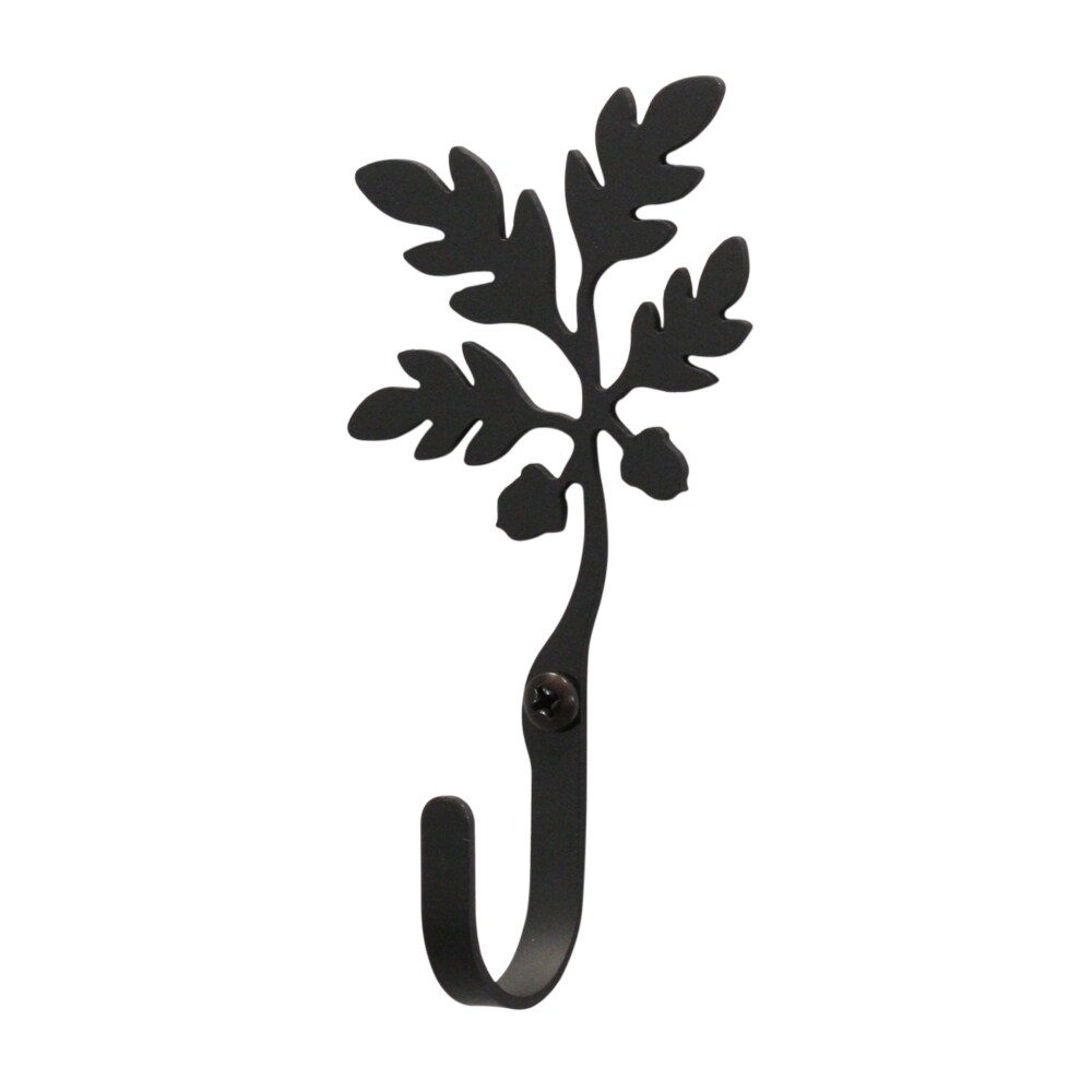 black wrought iron wall hooks