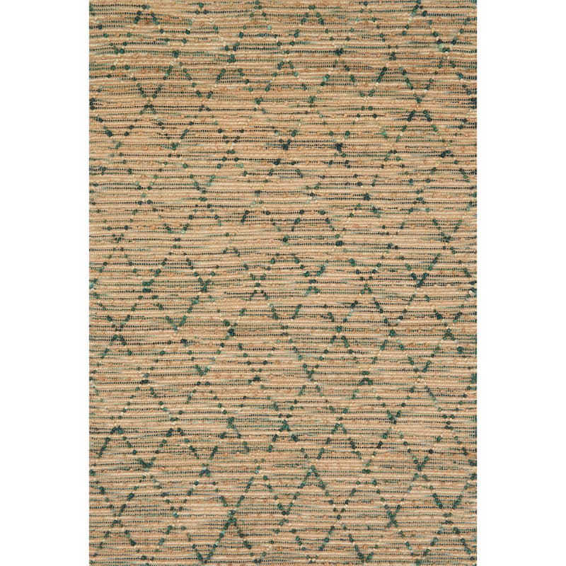 Alexander Home Ember Farmhouse Diamond Hand-Woven Jute Rug