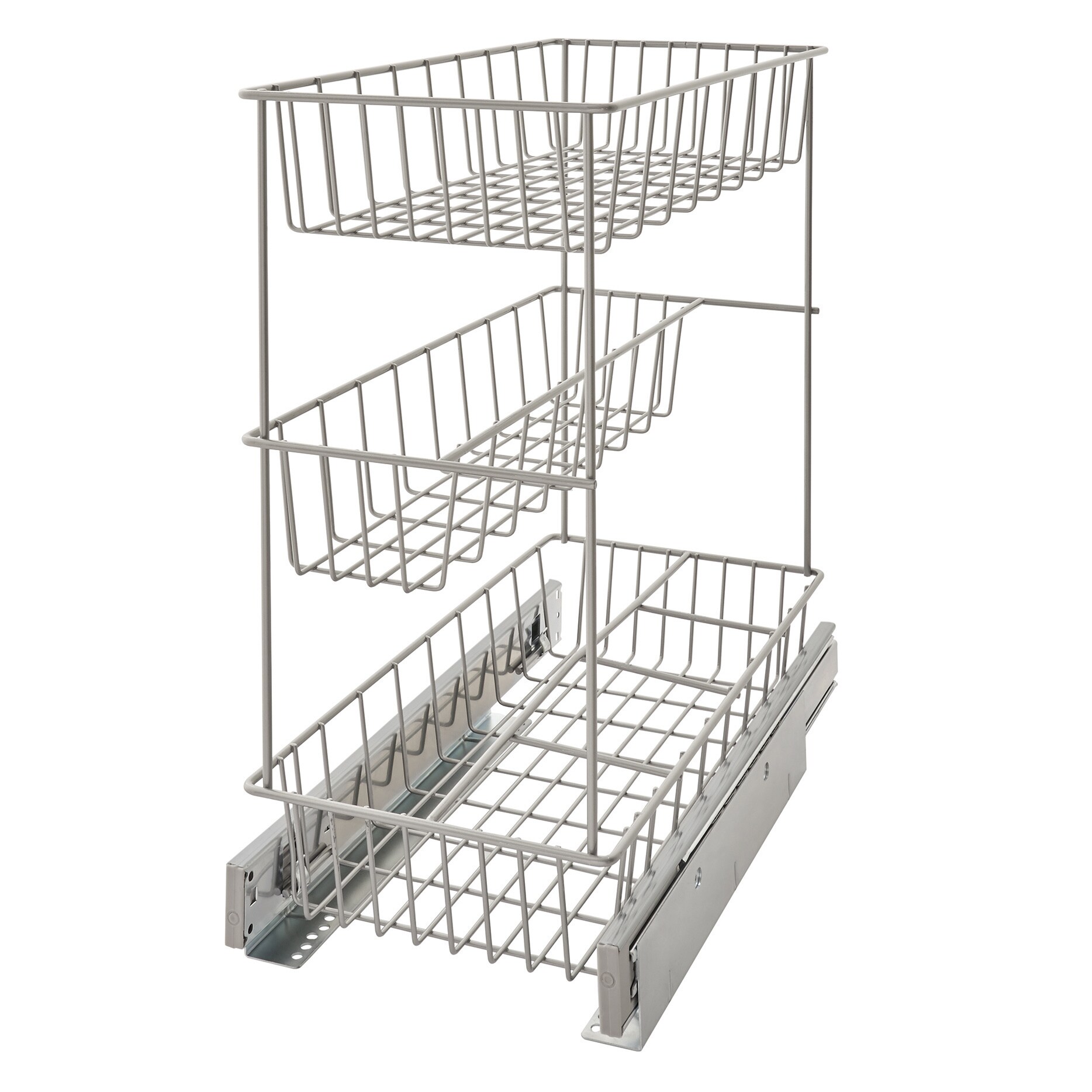Shop Closetmaid Premium 8 75 Inch 3 Tier Compact Cabinet Pull Out