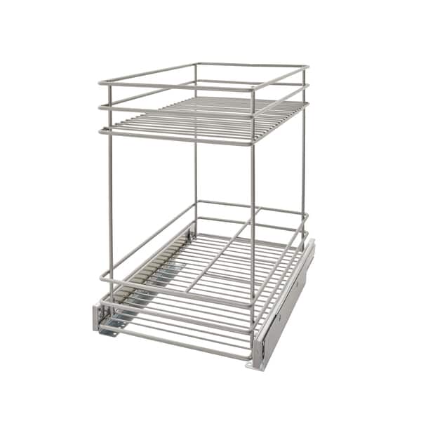 Shop Closetmaid Premium 11 5 Inch 2 Tier Cabinet Pull Out Basket