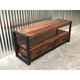 preview thumbnail 4 of 6, Timbergirl Seesham Wood and Iron 3-drawer TV Console - 60"L X 18"W x 24"H