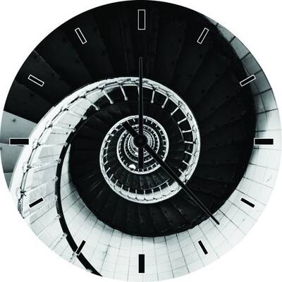 Timely Swirl Clock