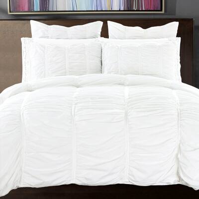 California Design Den Cotton Ruffled Handcrafted Duvet Cover Set