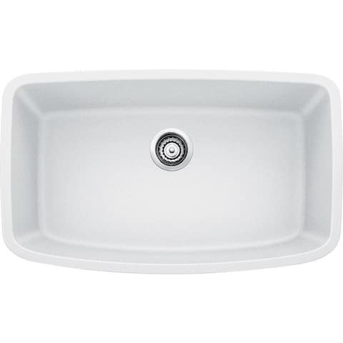 Blanco Valea Undermount White Granite Kitchen Sink