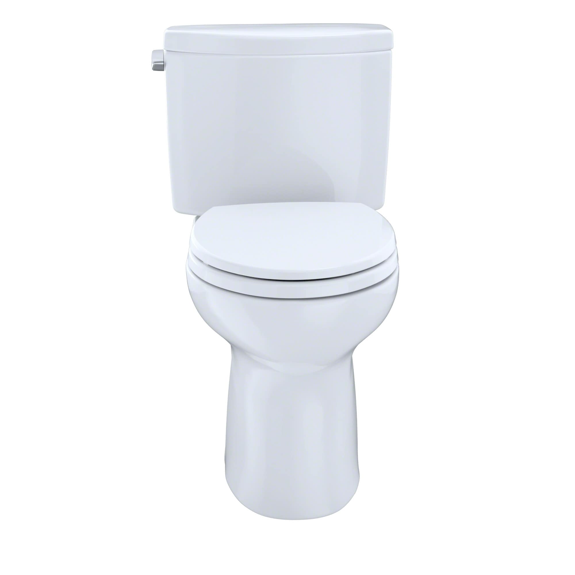 TOTO Nexus 1-Piece 1.28 GPF Single Flush Elongated ADA Comfort Height  Toilet with CEFIONTECT in Cotton White MS642124CEFG#01 - The Home Depot