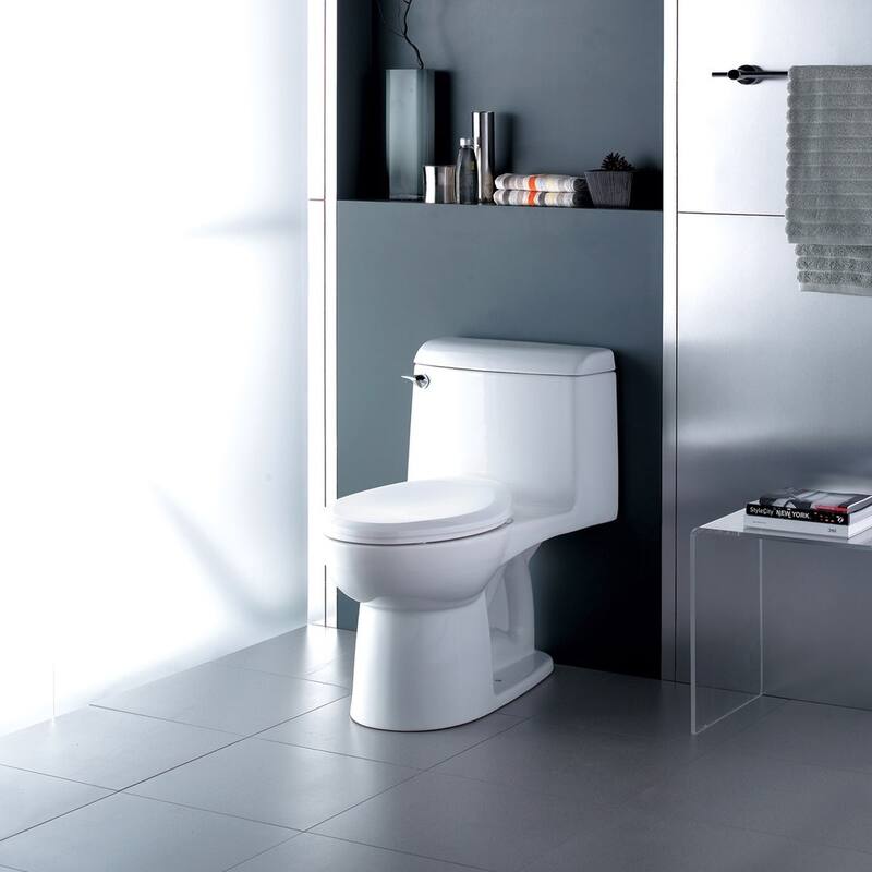 American Standard Champion 4 White China Elongated 1-piece Toilet
