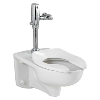 American Standard Afwall White Vitreous China Elongated 1-piece Toilet