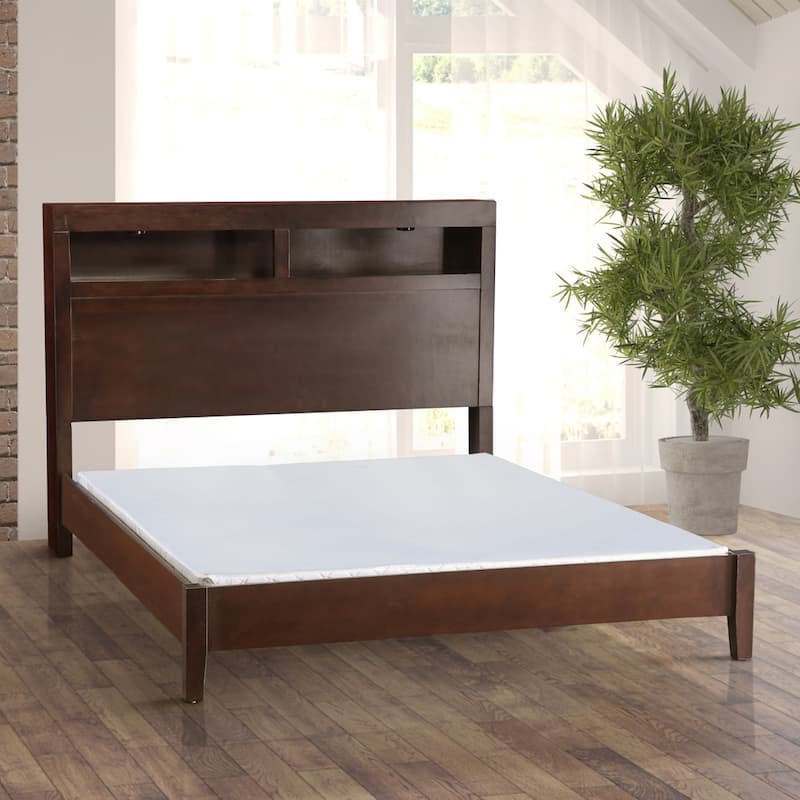 Mosh Contemporary Brown Cal King Foundation Bunkie Board by Furniture of America