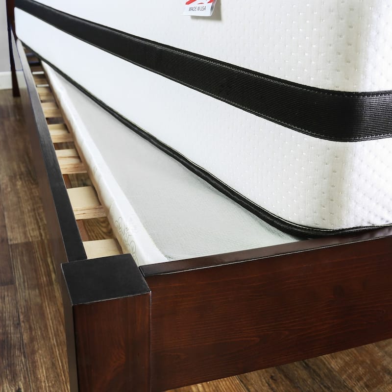 Mosh Contemporary Brown King Foundation 2-Piece Bunkie Board by Furniture of America