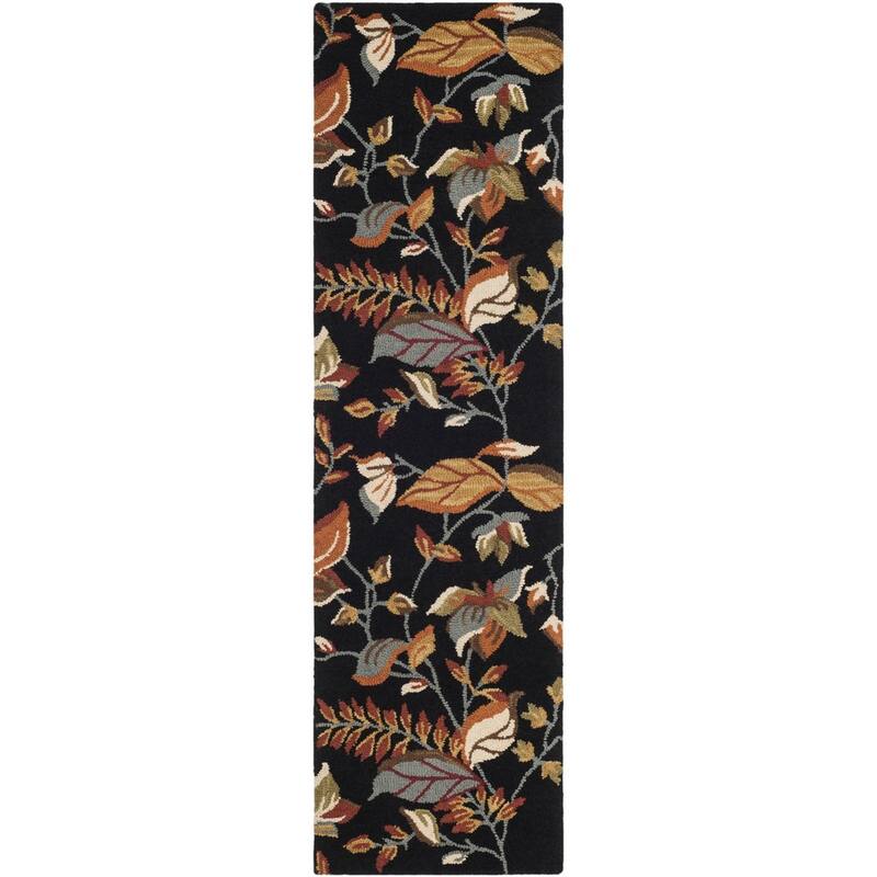 SAFAVIEH Handmade Blossom Paisley Christene Modern Floral Wool Rug - 2'3" x 11' Runner - Multi - Runner