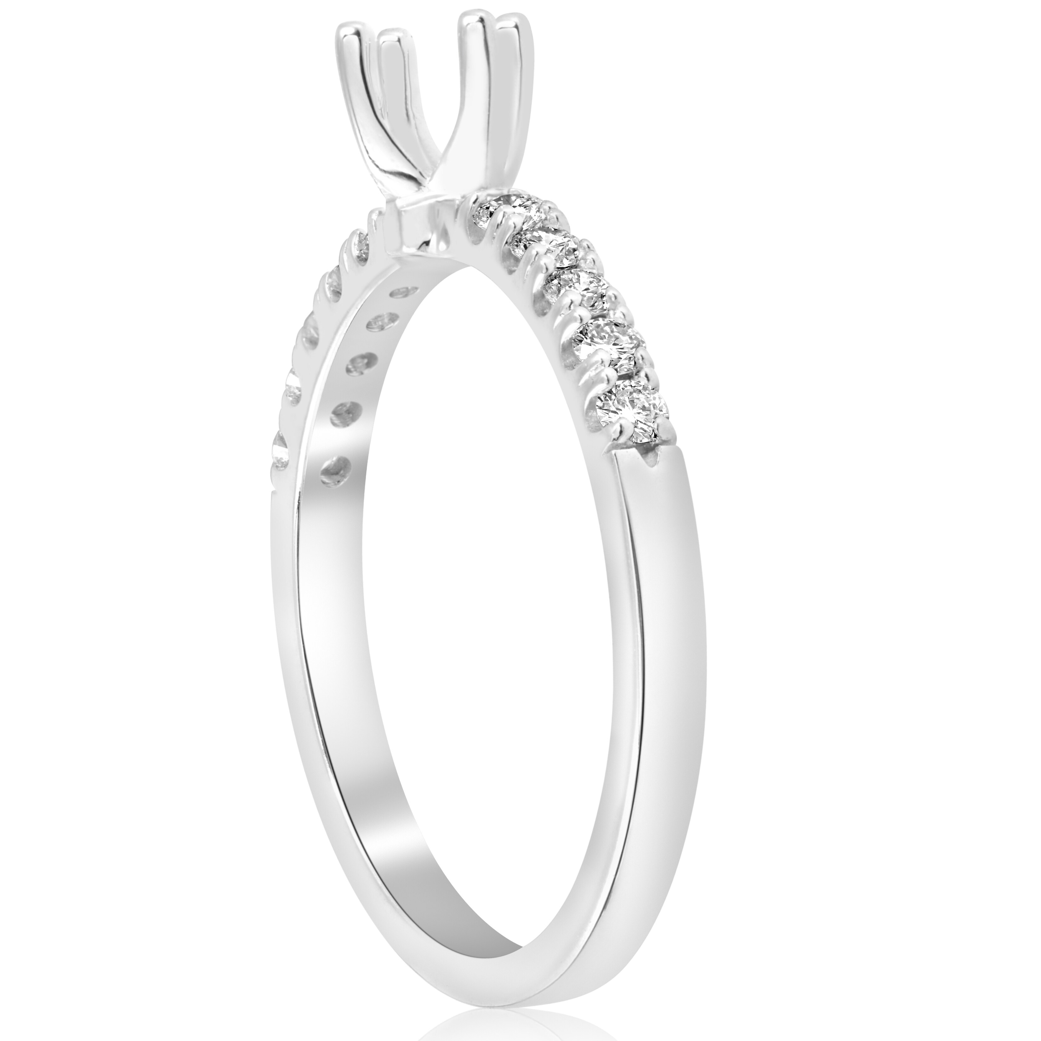 Details about Semi Mount Setting 10K White Gold Round Diamond Engagement Bridal Wedding Ring Details about Semi Mount Setting 10K White Gold Round Diamond Engagement Bridal Wedding Ring