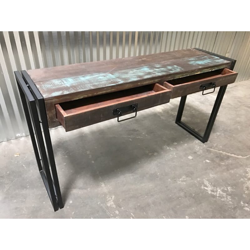 Handmade Old Reclaimed Wood Console Table India 60 X 16 X 31 5 Overstock 14462382 Handmade Old Reclaimed Wood Console Table India 60 X 16 X 31 5 Overstock 14462382