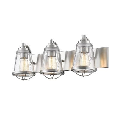 Avery Home Lighting Mariner Brushed Nickel 3 Light Vanity