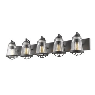 Hinkley Jackson 5-Light Vanity Light in Buckeye Bronze - Overstock Hinkley Jackson 5-Light Vanity Light in Buckeye Bronze - Overstock