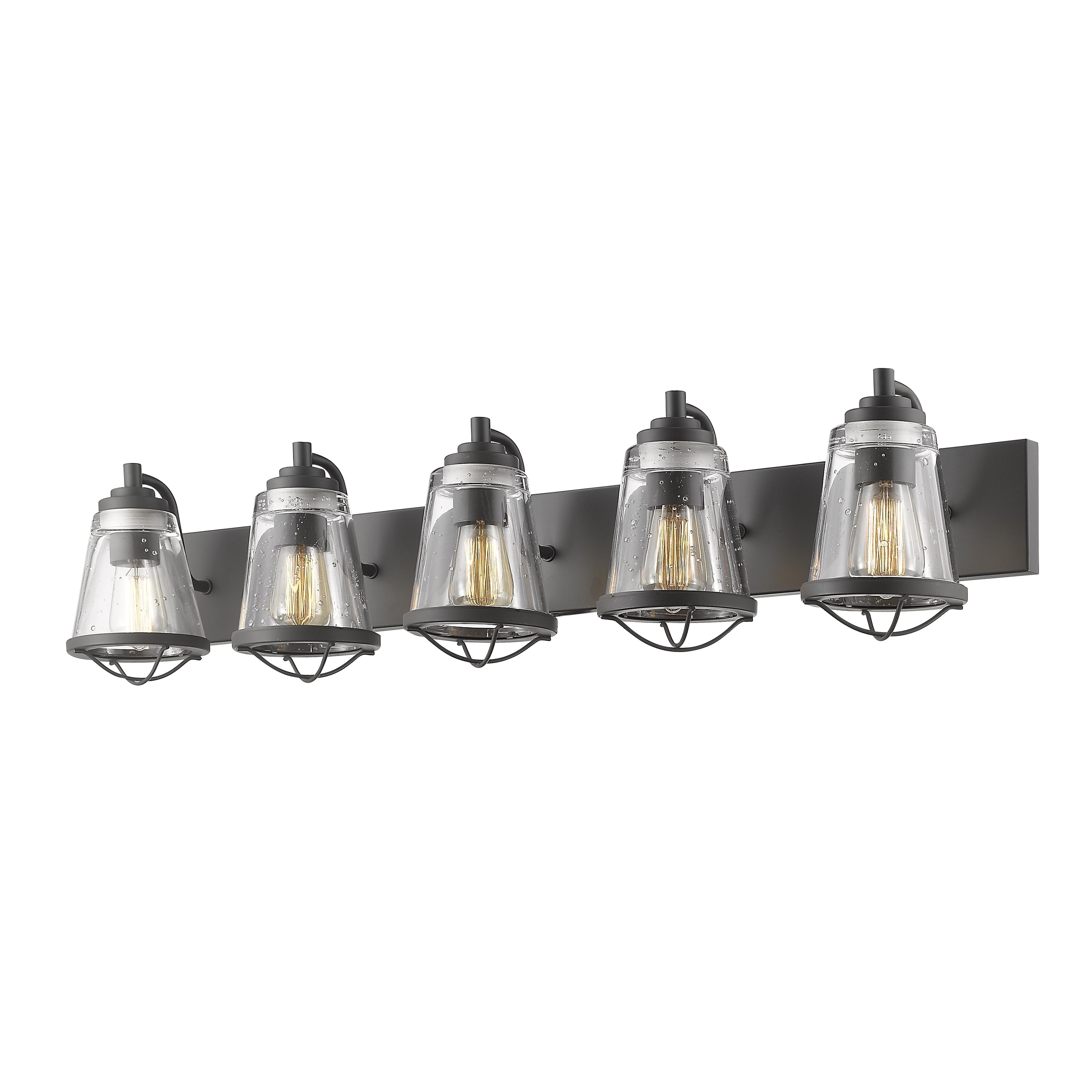 Avery Home Lighting Mariner Bronze 5 Light Vanity