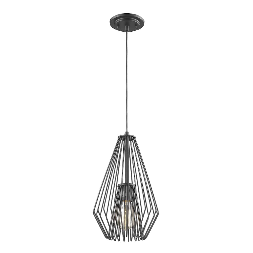 Avery Home Lighting Quintus Matte Black 1 Light Mini Pendant - Matte Black