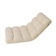 preview thumbnail 3 of 5, Chic Home Armless Quilted Recliner Chair, Cream