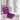 Chic Home Armless Quilted Recliner Chair, Purple