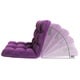 preview thumbnail 8 of 6, Chic Home Armless Quilted Recliner Chair, Purple