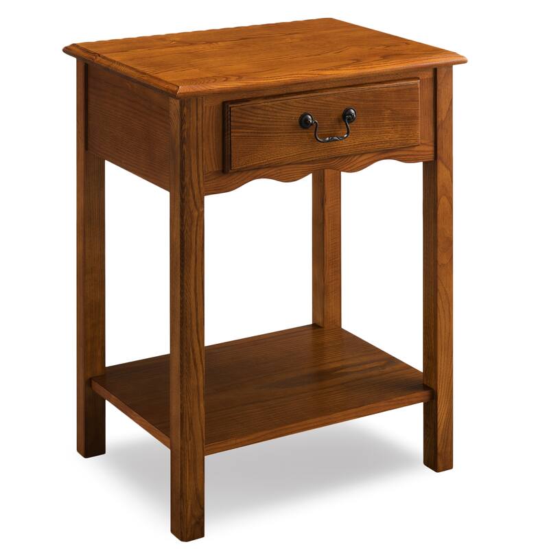 Leick Home One Drawer Shaker Nightstand with Shelf