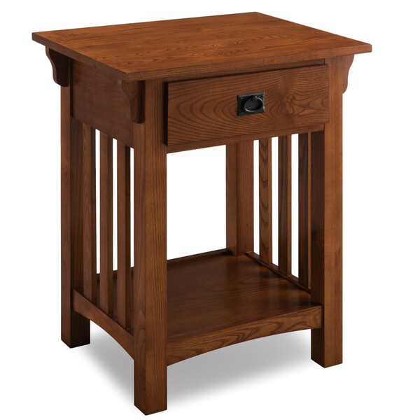 Wooden Contemporary Side Table with Drawer - Overstock - 14475793