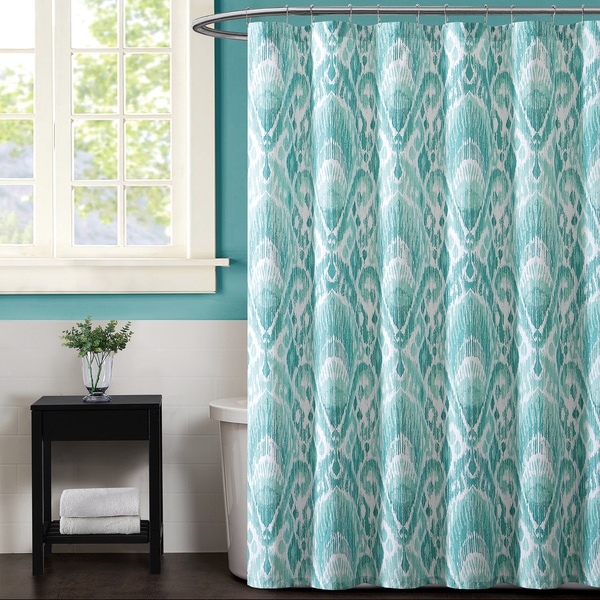 Shop Christian Siriano Capri Shower Curtain Free Shipping Today