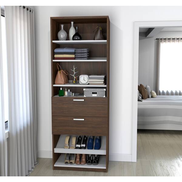 Shop Cielo By Bestar 29 5 Inch Shoe Closet Storage Unit With
