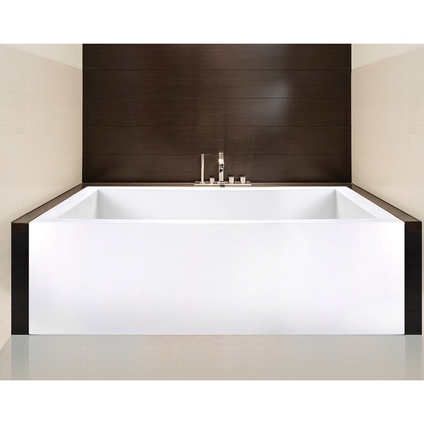 skirted soaker tub