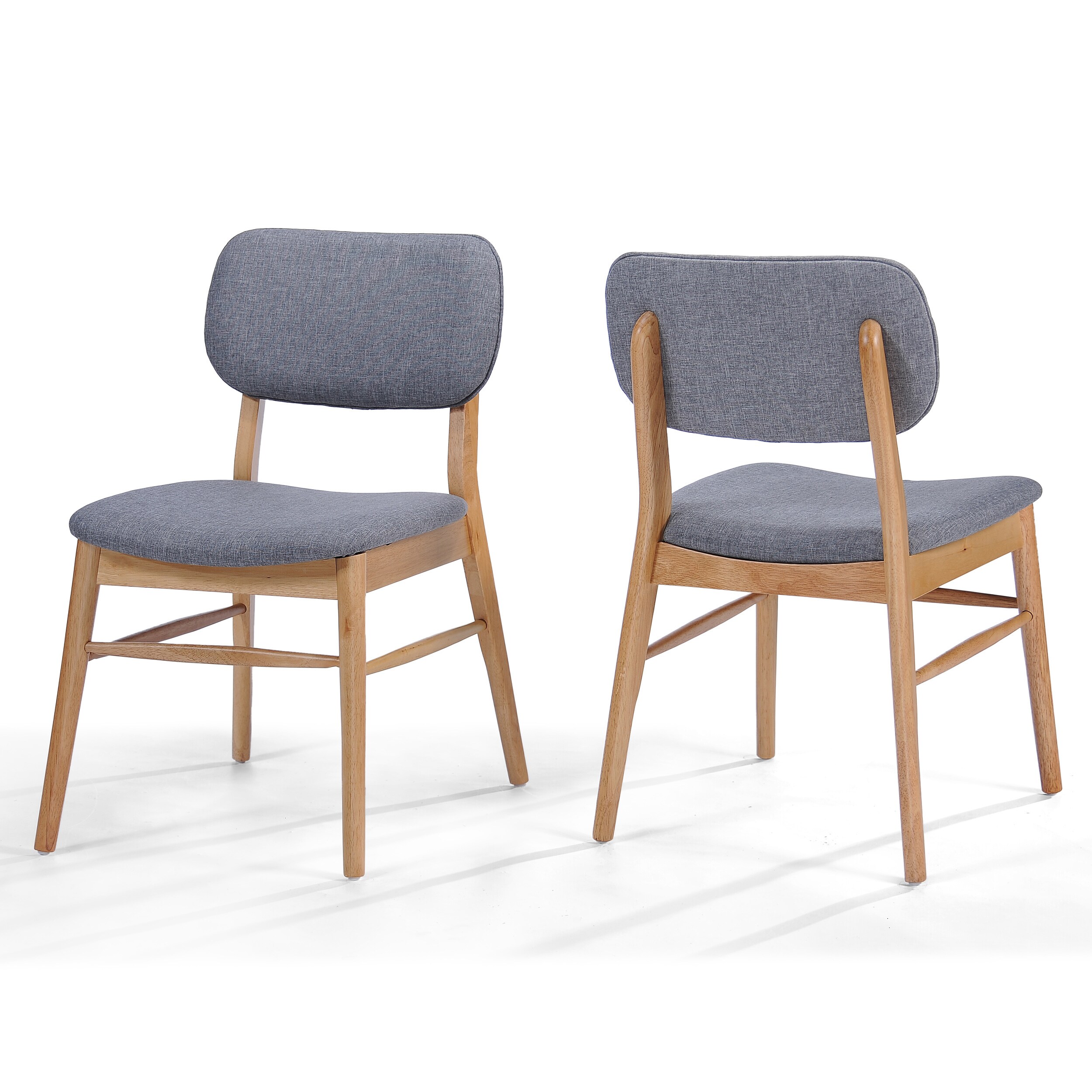 Colette Mid-Century Dining Chair (Set of 2) by Christopher Knight Home (As Is Item)