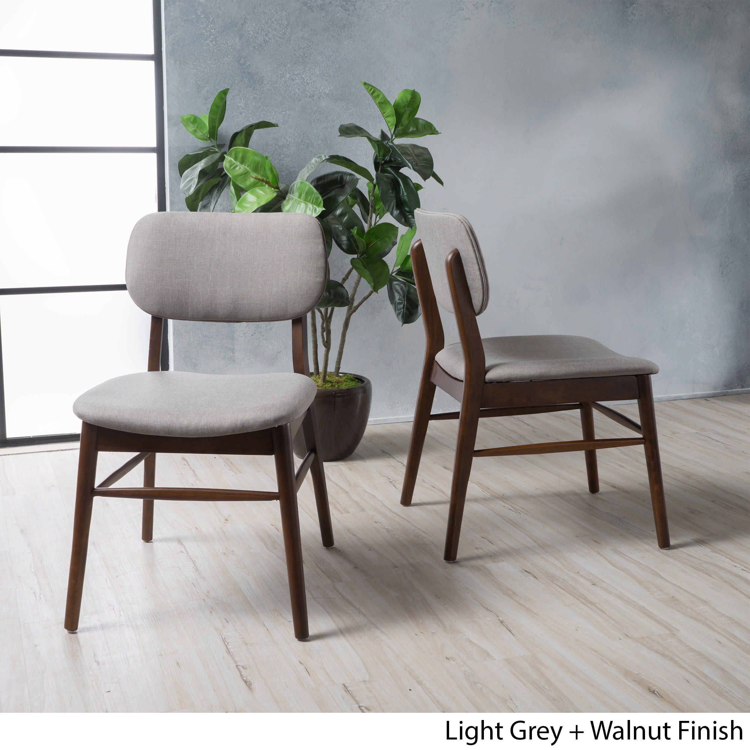 Colette Mid-Century Dining Chair (Set of 2) by Christopher Knight Home (As Is Item)