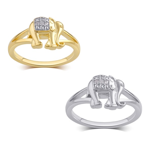 diamond elephant ring