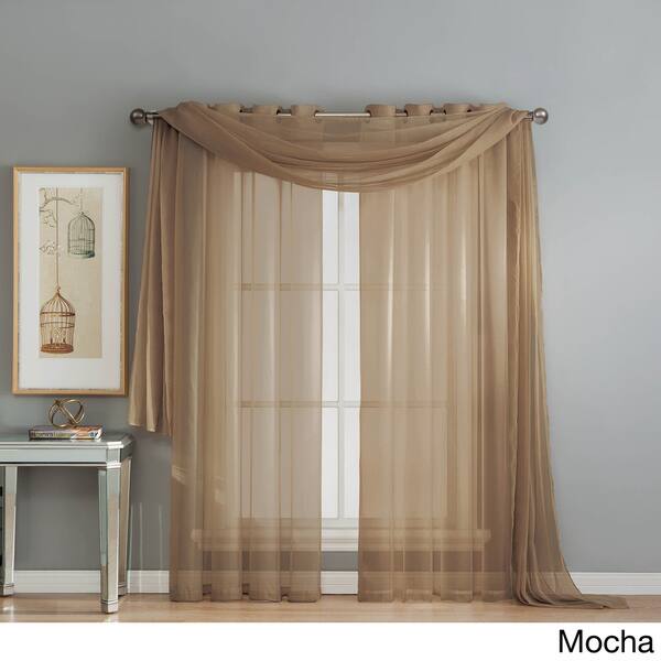 Shop Window Elements Diamond Sheer Voile 112 X 84 In Rod Pocket
