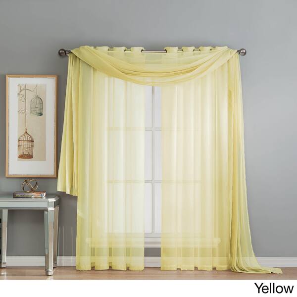 Shop Window Elements Diamond Sheer Voile 112 X 84 In Rod Pocket