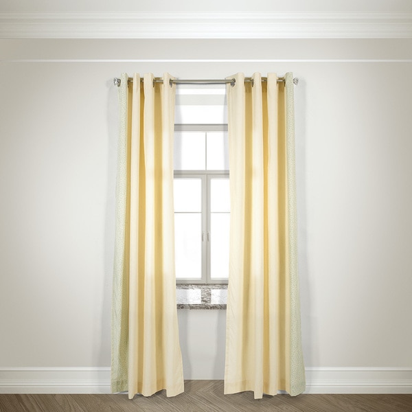 L And R Home Harlequin Ivory 108 Inch Grommet Top Curtain Panel Pair L And R Home Harlequin Ivory 108 Inch Grommet Top Curtain Panel Pair
