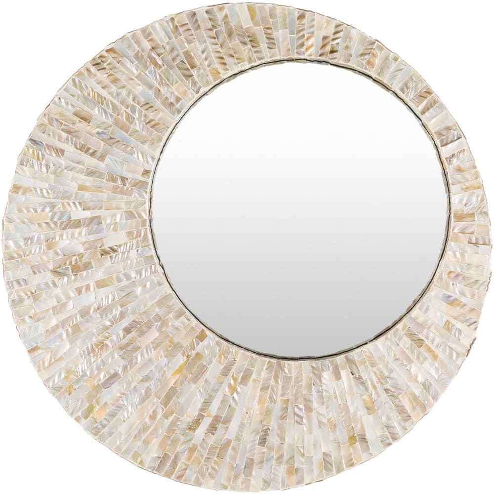 Artistic Weavers Olsamel Wall Mirror (31 x 31) - Pearl - 31" x 31"