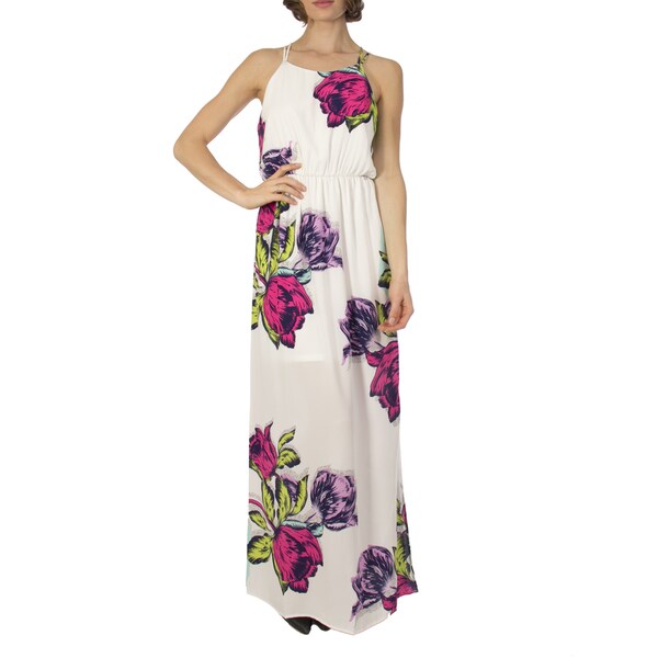 womens ivory maxi dress