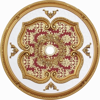 Shop Art11 F 072 Floral Victorian 43 Inch Round Ceiling Medallion