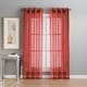 preview thumbnail 52 of 98, Window Elements Diamond Sheer Voile Extra Wide 90-inch Grommet Curtain Panel - 56 x 90 - 56 x 90