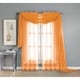 preview thumbnail 87 of 98, Window Elements Diamond Sheer Voile Extra Wide 90-inch Grommet Curtain Panel - 56 x 90 - 56 x 90