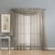 preview thumbnail 62 of 98, Window Elements Diamond Sheer Voile Extra Wide 90-inch Grommet Curtain Panel - 56 x 90 - 56 x 90