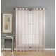 preview thumbnail 1 of 98, Window Elements Diamond Sheer Voile Extra Wide 90-inch Grommet Curtain Panel - 56 x 90 - 56 x 90
