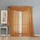 preview thumbnail 58 of 98, Window Elements Diamond Sheer Voile Extra Wide 90-inch Grommet Curtain Panel - 56 x 90 - 56 x 90
