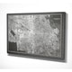 Vintage Paris Map Grey - Premium Gallery Wrapped Canvas - On Sale - Bed ...