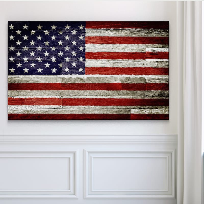 American Flag II - Premium Gallery Wrapped Canvas