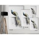 preview thumbnail 2 of 2, Golden Blue Peacock Feather II - Premium Gallery Wrapped Canvas