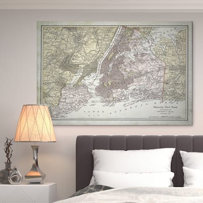 Map ZI - Premium Gallery Wrapped Canvas